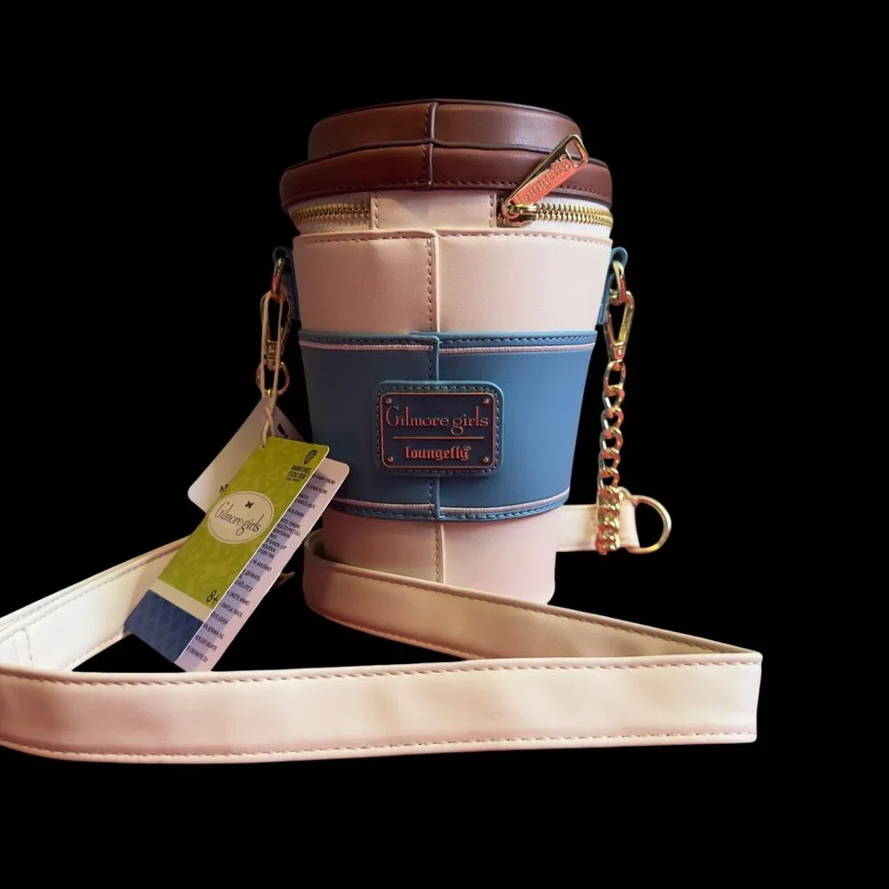 Gilmore Girls Loungefly Lukes Diner Coffee Cup Crossbody Bag Scented Faux Leathe - Picture 3 of 5